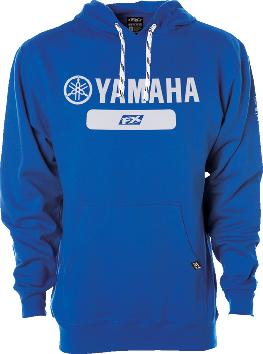 FACTORY EFFEX Sudadera con capucha Yamaha University - Azul real - Grande 26-88204 