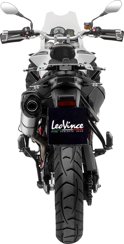 LEOVINCE LV One Evo Slip-On Muffler - Stainless Steel 14383E