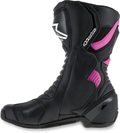 Botas con ventilación ALPINESTARS SMX-6 v2 - Negro/Rosa/Blanco - EE. UU. 7 / UE 38 2223117-1132-38