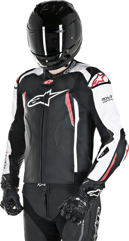 ALPINESTARS GP Tech v2 Jacket - Black/White/Red - US 42 / EU 52 3108517-123-52
