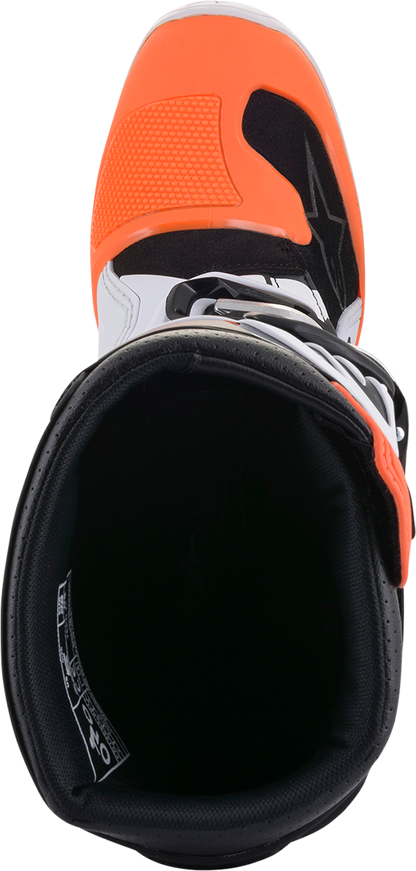 ALPINESTARS Youth Tech 7S Boots - Black/Orange/White - US 3 2015017-1241-3
