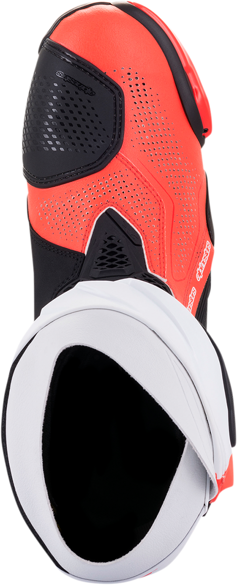 ALPINESTARS Supertech V Boots - Black/Fluo Red/White - US 12 / EU 47 2220121-124-47