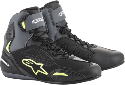 ALPINESTARS Faster-3 Drystar® Shoes - Black/Gray/Yellow - US 12.5 2540719175-12.5