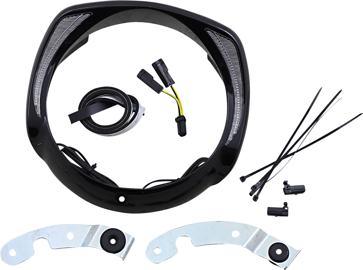 Bisel de faro CIRO - Negro 45201 