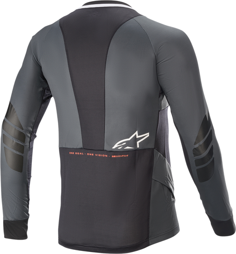 Maillot de manga larga ALPINESTARS Drop 8.0 - Negro/Coral - Grande 1766921-1793-LG 