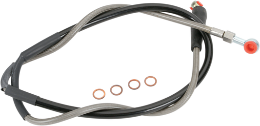 MOOSE RACING Brake Line - Front - Stainless Steel - Husqvarna/KTM K01-1-027/P