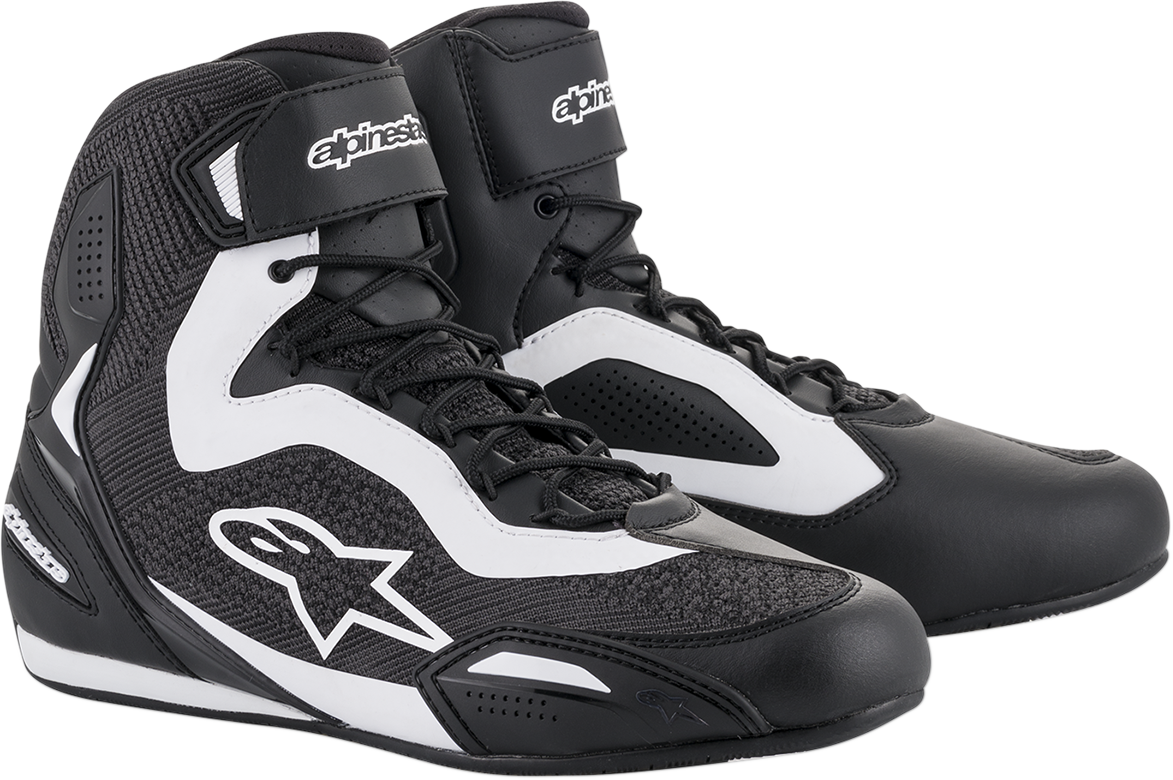 ALPINESTARS Faster-3 Rideknit Shoes - Black/White - US 12.5 2510319-12-12.5