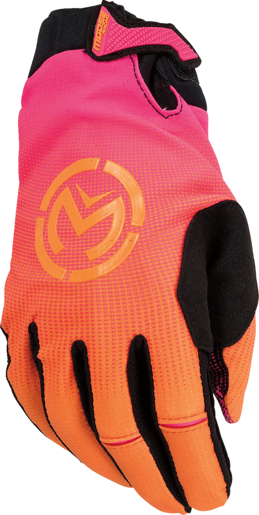 MOOSE RACING SX1™ Gloves - Pink/Orange - Large 3330-7329