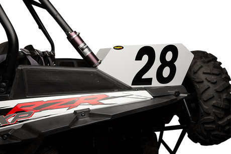 MAIER Number Plate - White - RZR 194631