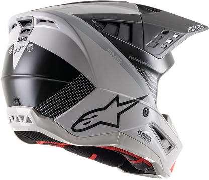 ALPINESTARS SM5 Helmet - Rayon - Gray/Black/Silver - Medium 8304121-928-MD