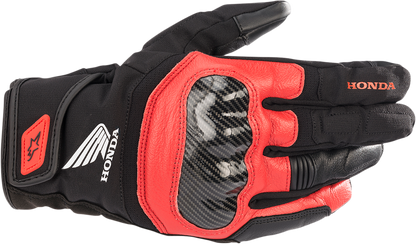 ALPINESTARS Honda SMX Z Drystar® Gloves - Black/Bright Red - Medium 3527321-1303-M