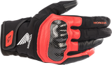 Guantes ALPINESTARS Honda SMX Z Drystar - Negro/Rojo brillante - Pequeño 3527321-1303-S 