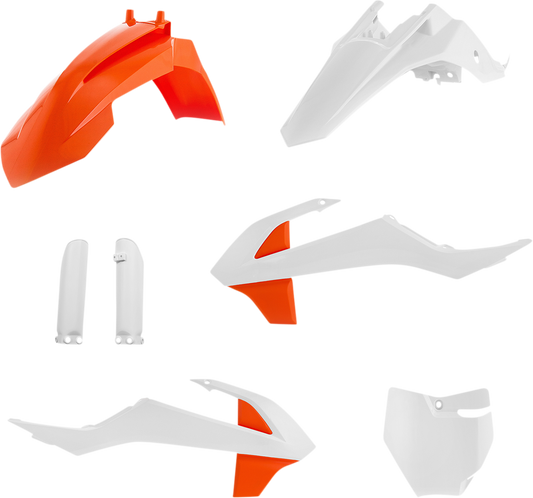 Kit de carrocería de repuesto completo ACERBIS - OEM '21 Naranja/Blanco 2791527118