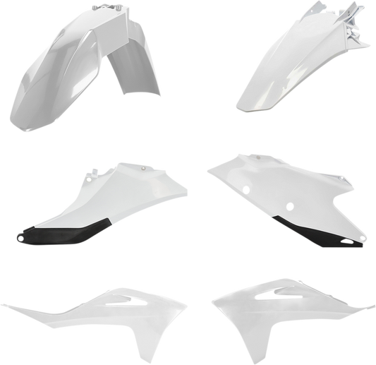 ACERBIS Standard Replacement Body Kit - White/Black 2872781035