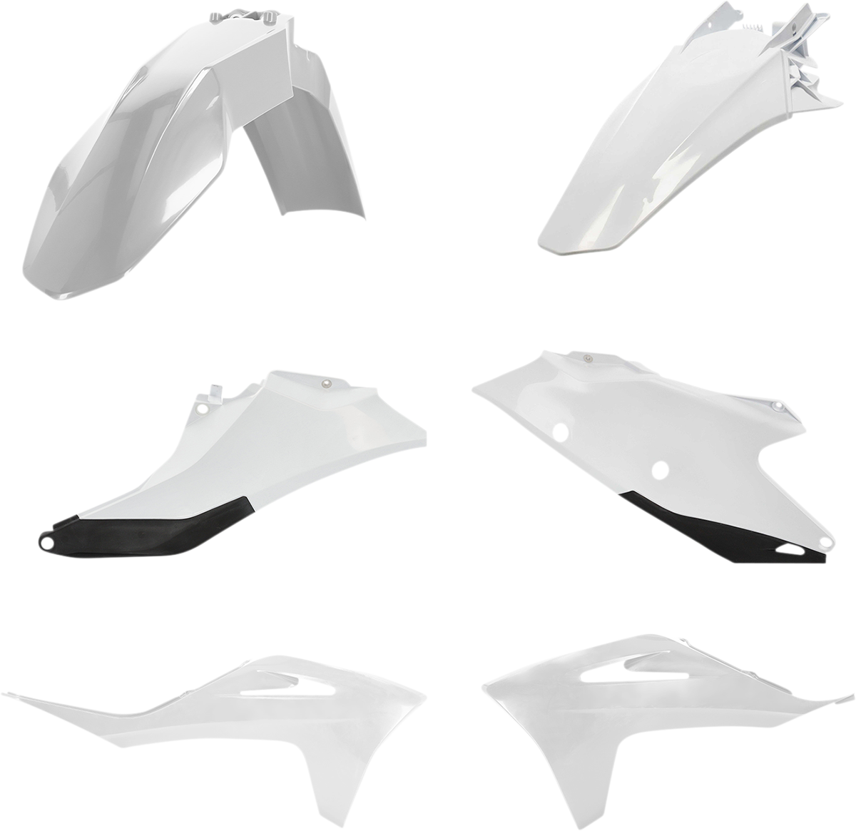 ACERBIS Standard Replacement Body Kit - White/Black 2872781035
