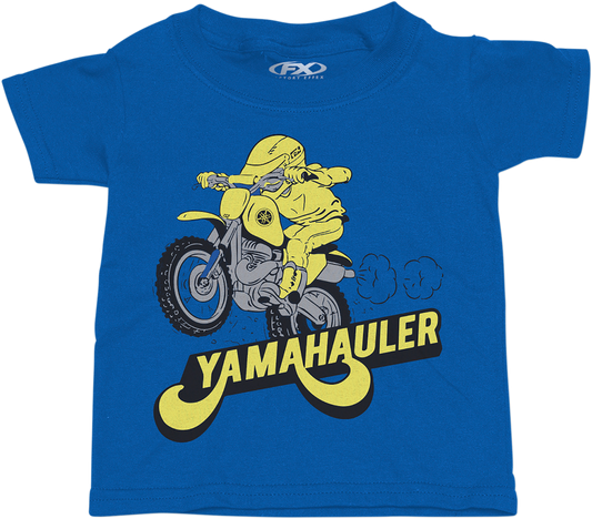 FACTORY EFFEX Camiseta Yamaha Hauler para niños pequeños - Royal - 4T 23-83224 