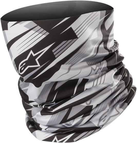 ALPINESTARS Neck Tube - Blurred - Black/Light Gray 4759019104