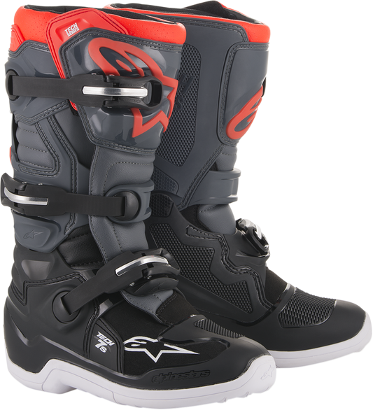 ALPINESTARS Youth Tech 7S Boots - Black/Gray - US 6 201501711336