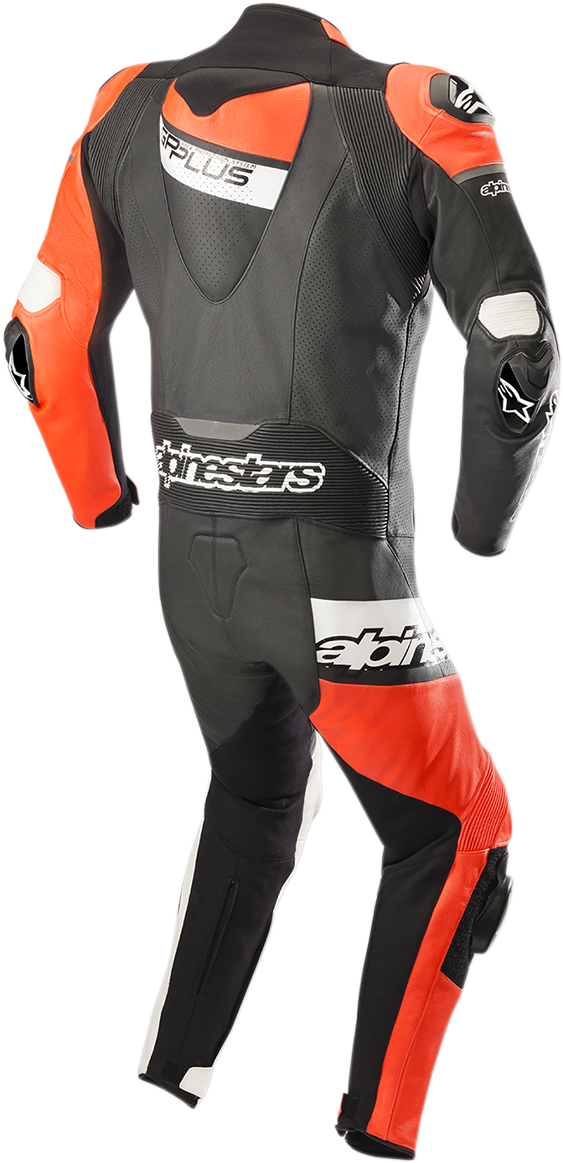 ALPINESTARS GP Plus Venom 1-Piece Leather Suit - Black/Red Fluorescent/White - US 40 / EU 50 3150818-1321-50