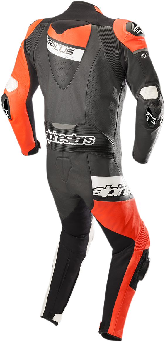 Traje de cuero de 1 pieza ALPINESTARS GP Plus Venom - Negro/Rojo fluorescente/Blanco - US 44 / EU 54 3150818-1321-54 
