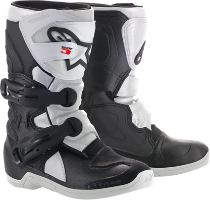 Botas ALPINESTARS Youth Tech 3S - Negro/Blanco - US 13 2014518-12-13