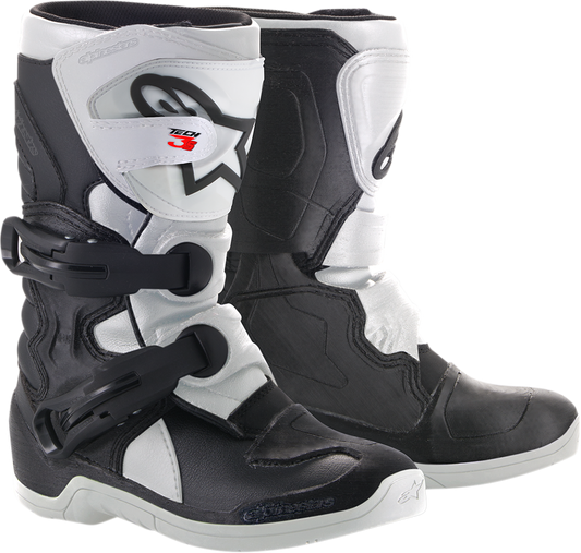 Botas ALPINESTARS Youth Tech 3S - Negro/Blanco - US 11 2014518-12-11 