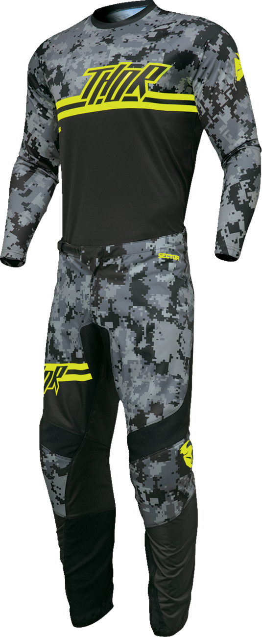 THOR Sector DIGI Jersey - Black/Camo - 3XL 2910-7571