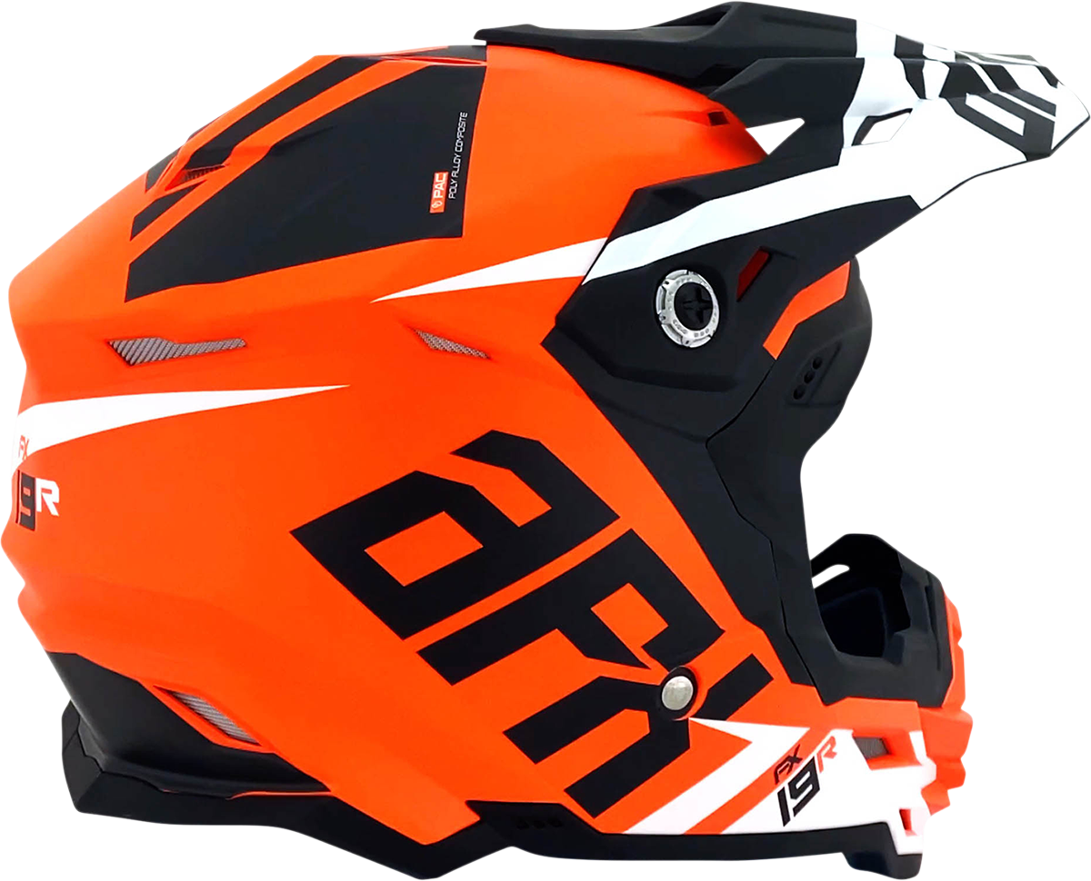 Casco AFX FX-19R - Racing - Naranja mate - Mediano 0110-7084 