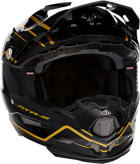 6D ATR-2 Helmet - Phase - Black/Gold - Large 12-2807