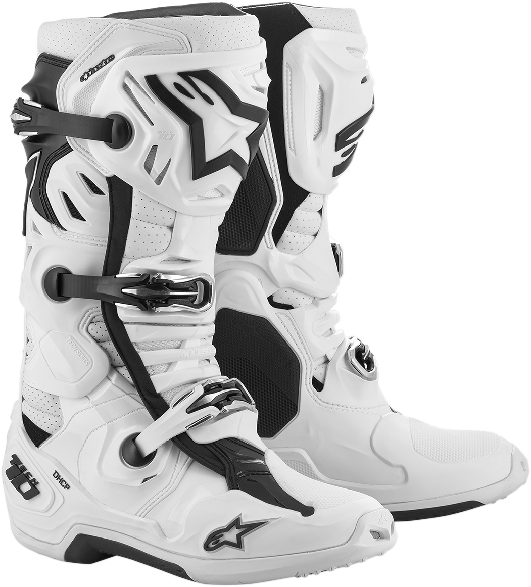 ALPINESTARS Tech 10 Supervented Boots - White - US 9 2010520-20-9