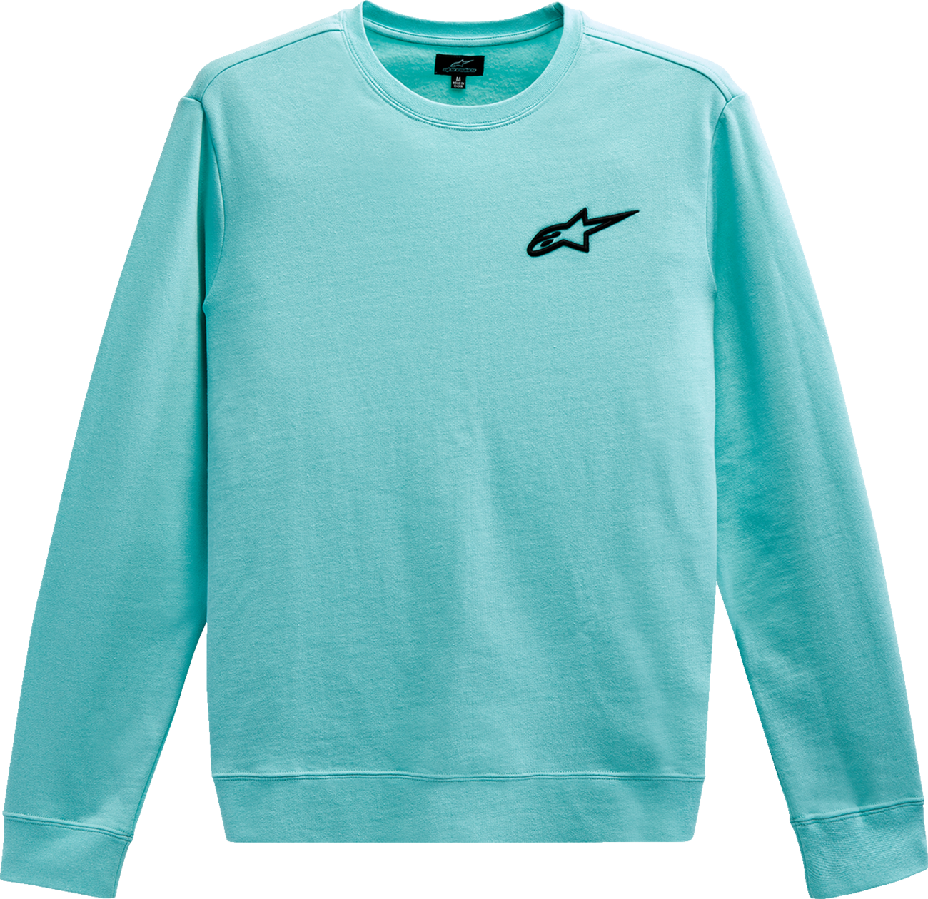 ALPINESTARS Ageless Crew Fleece - Aqua - Large 1232510207206L