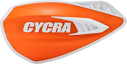 CYCRA Handguards - Cyclone - Orange/White 1CYC-0056-203