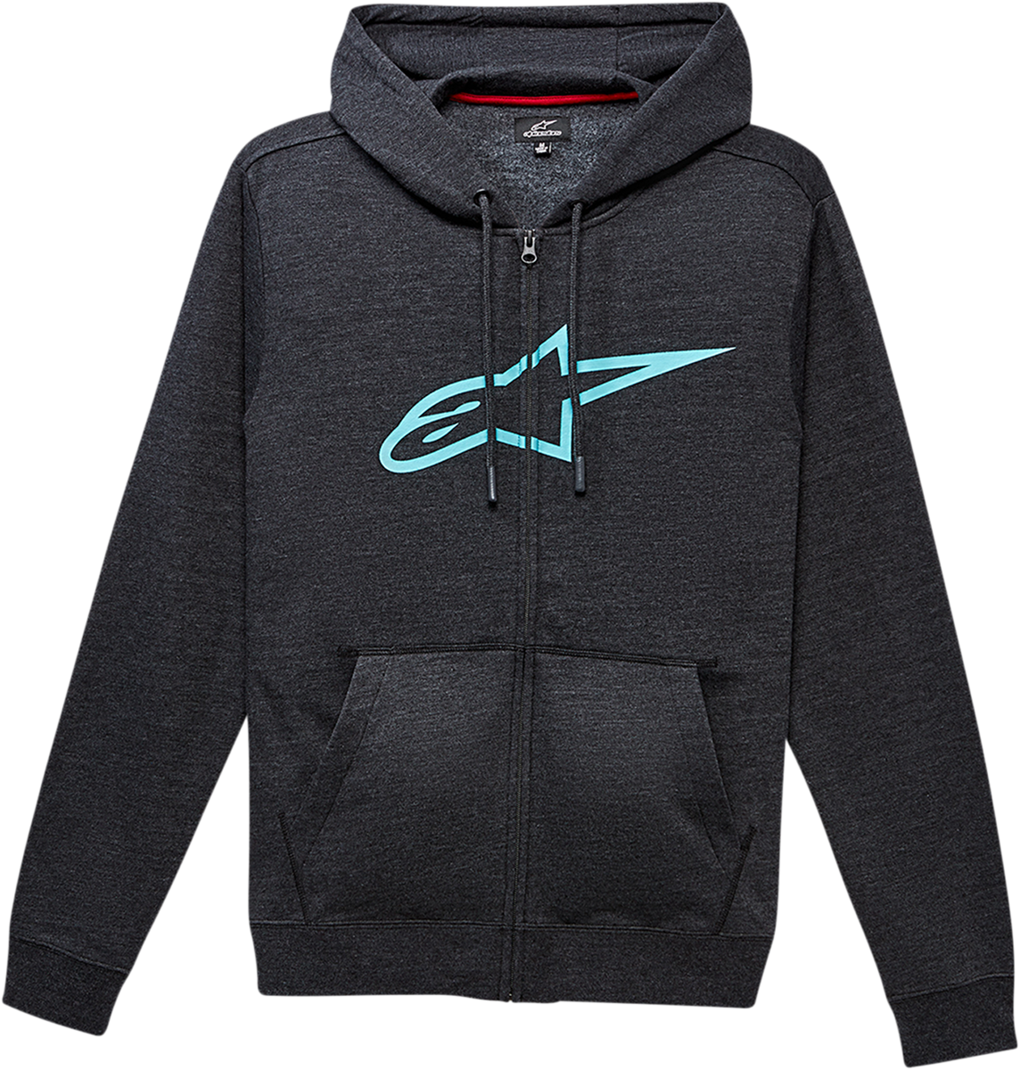 ALPINESTARS Ageless 2 Zip Hoodie - Charcoal/Turquoise - 2XL 10385305219762X