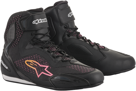 Zapatos ALPINESTARS Stella Faster-3 Rideknit - Negro/Amarillo/Rosa - US 7.5 251052014398 