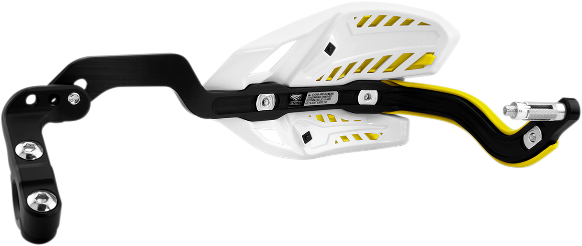 CYCRA Handguards - Ultra - Oversized - White/Yellow 1CYC-7408-55X