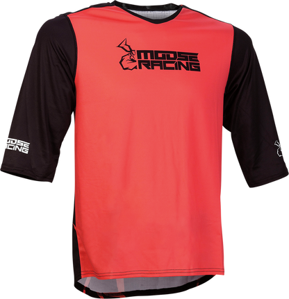 Camiseta MTB MOOSE RACING - Manga 3/4 - Rojo - XL 5020-0247