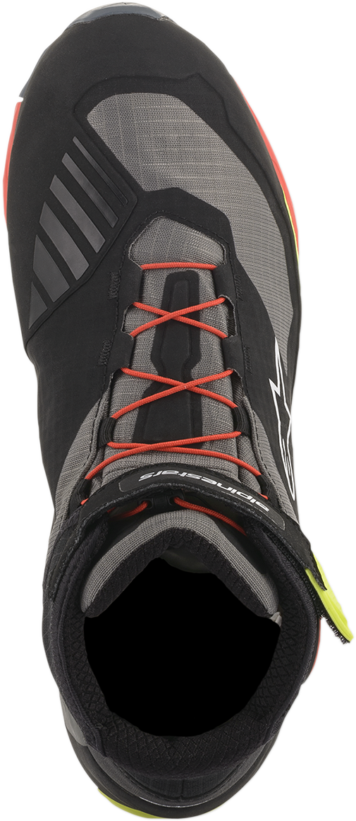 Zapatos ALPINESTARS CR-X Drystar - Negro/Rojo/Amarillo Fluorescente - US 13 2611820153813 