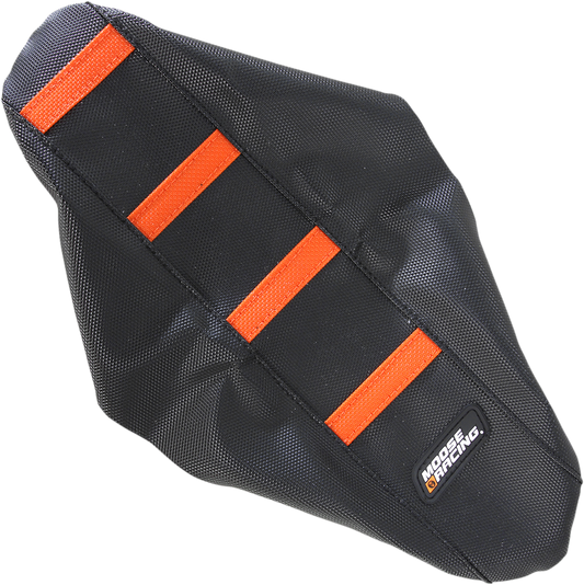 Funda de asiento acanalada MOOSE RACING - Funda negra/Costillas naranja - KTM KTM5009-336RT 