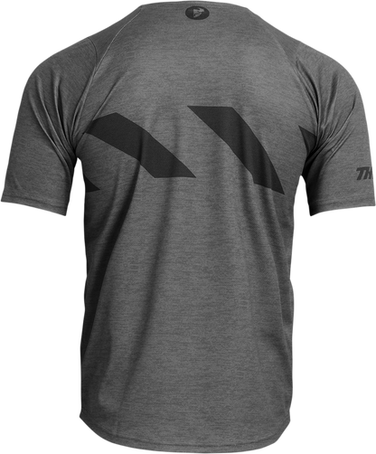 Camiseta THOR Assist Hazard - Manga corta - Carbón jaspeado/Negro - XL 5020-0011 