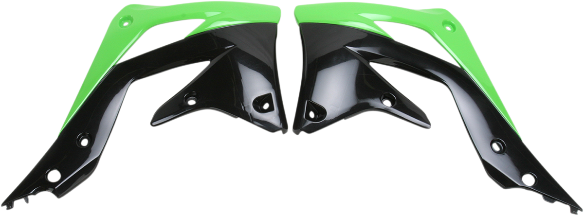 Protectores de radiador ACERBIS - Verde/Negro 2250431089