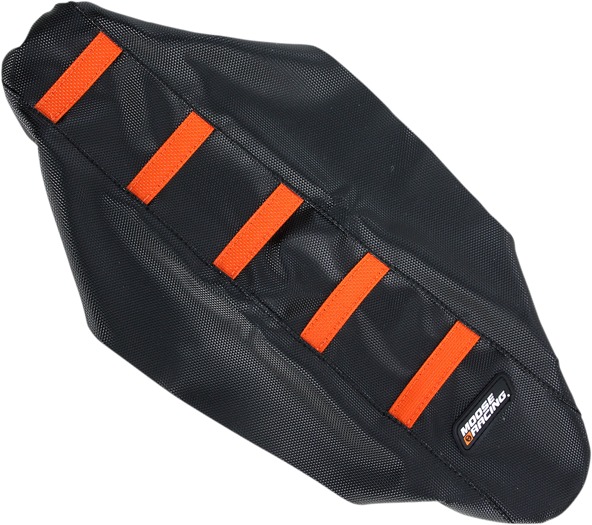 MOOSE RACING Ribbed Seat Cover - Black Cover/Orange Ribs - KTM KTM6509-336RT