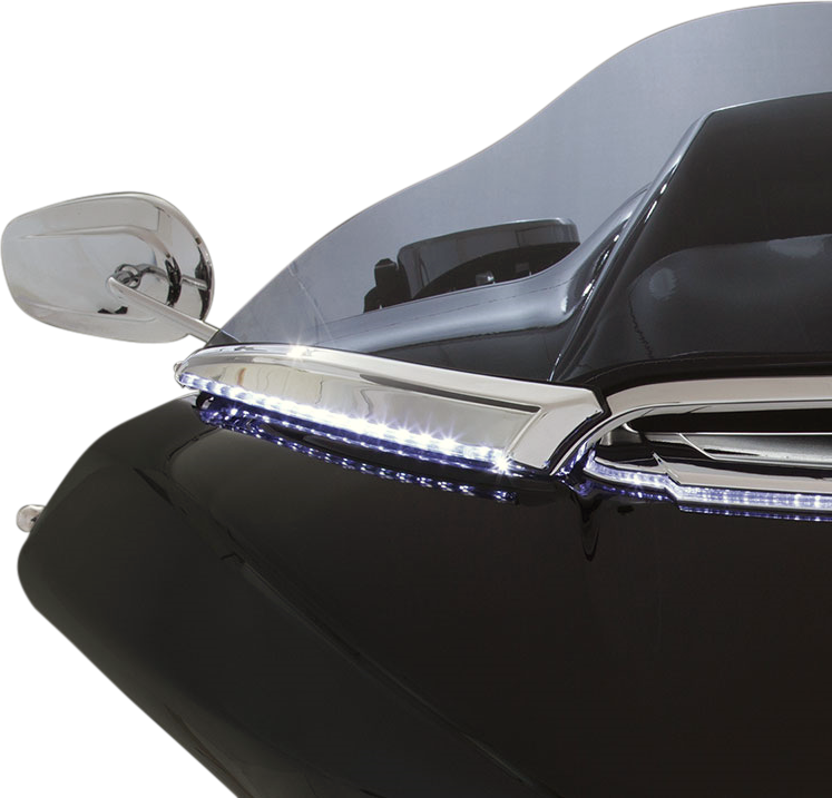 Embellecedor de parabrisas LED CIRO - 15-20 FLTR - Cromo 11050 