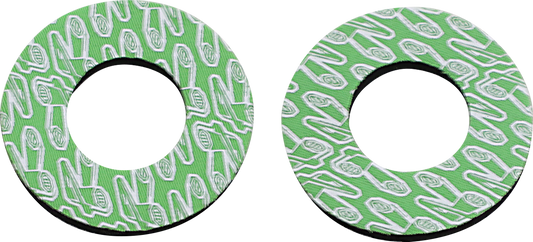 RENTHAL Grip Donutz - White/Green G203