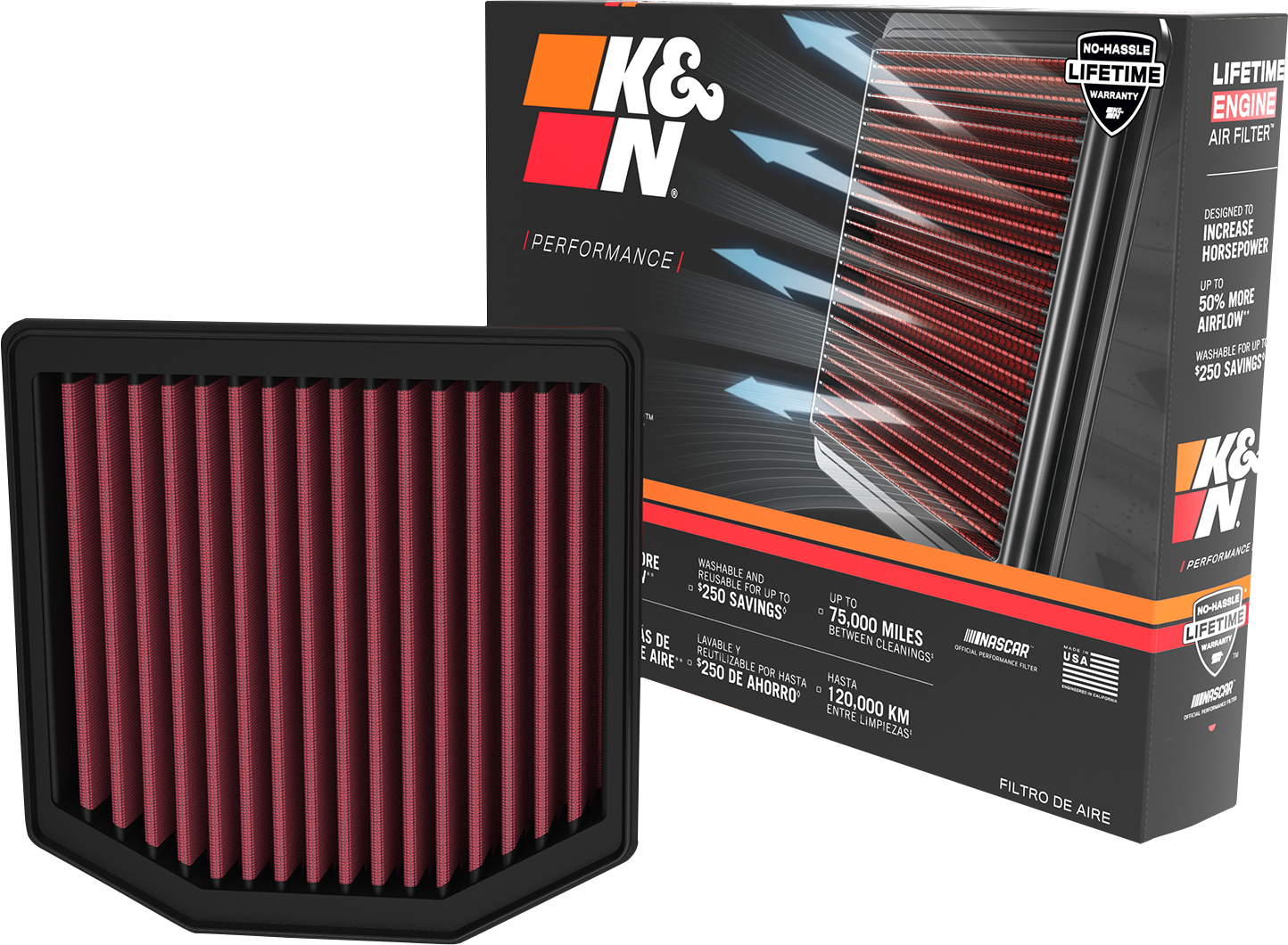 K & N Air Filter - Triumph Tiger TB-9020