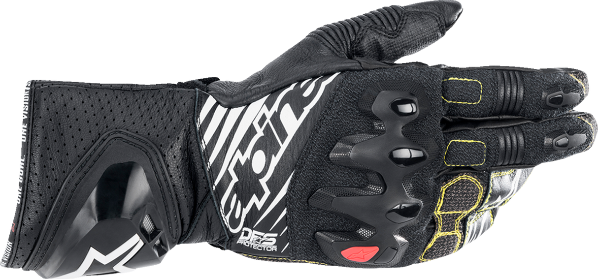 ALPINESTARS GP Tech V2 S Gloves - Black/White - Large 3556422-12-L