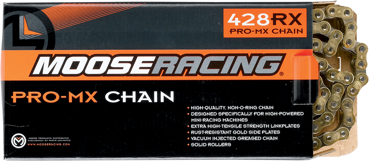 MOOSE RACING 428 RXP Pro-MX Chain - Gold - 130 Links M575-00-130