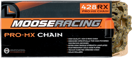 MOOSE RACING 428 RXP Pro-MX Chain - Gold - 90 Links M575-00-90