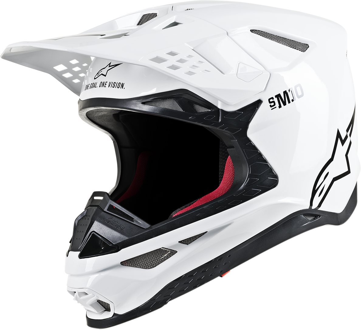 Casco ALPINESTARS Supertech M10 - MIPS - Blanco brillante - Grande 8300319-2180-LG 