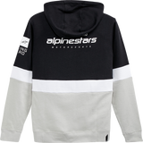 ALPINESTARS Position Zip Hoodie - Black/White/Silver - 2XL 12125302211092X