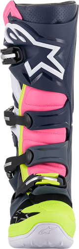 ALPINESTARS Tech 7 Boots - Black/Pink/White/Yellow - US 12 2012014-9076-12